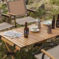 Vente en gros de meubles d'extérieur pliants en tissu Oxford, ensemble table et chaises de pêche pour camping et pique-nique