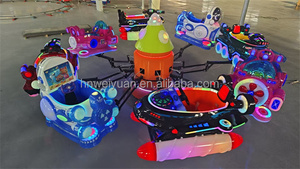 Carrousel électrique d'avion Merry Go Round Soft Play Plane avec musique pour <span class=keywords><strong>centre</strong></span> <span class=keywords><strong>commercial</strong></span> - Product Image 4