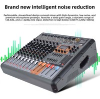 Console de mixage audio professionnelle pour DJ, 8 à 16 canaux, effets intégrés, scène, mariage, performance, karaoké, système Bluetooth USB