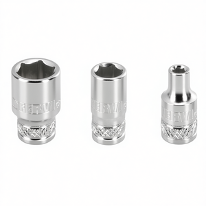 Clé à douille hexagonale Fervi, série normale, ensemble de 3 pièces, acier chromé - Product Image 2