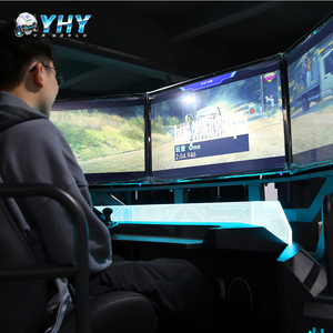 เครื่องจำลองการขับรถแข่ง <span class=keywords><strong>VR</strong></span> พร้อมพวงมาลัย YHY Indoor F1 สำหรับสถานบันเทิงและสวนสนุก - Product Image 2