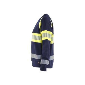 BLAKLADER - 340911588933XS Sudadera Hi-Vis para Mujer Azul Marino/Amarillo-EAN 7330509856222 ROPA DE TRABAJO DE LA HI-VIS - Product Image 4