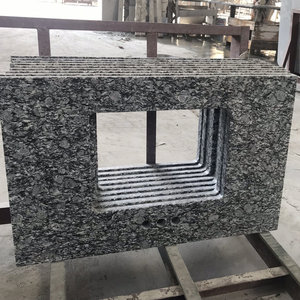 Hot bán giá rẻ Trung Quốc hiện đại đá tự nhiên Surf Trắng Granite nhà bếp phòng tắm bàn Vanity Tops bảng Tops đảo - Product Image 2
