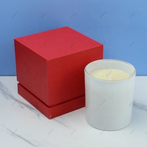 Venta al por mayor de tarros de velas con tapa y cajas de embalaje Caja de velas de lujo Vela de regalo de cartón para juego de regalo - Product Image 5