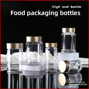 Em estoque Garrafa Acrílica Transparente <span class=keywords><strong>Goji</strong></span> <span class=keywords><strong>Berry</strong></span> American Ginseng Dendrobium Flower Tea Powder Embalagem Plástica Cápsula Saúde - Product Image 4