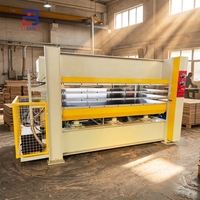 Presse à chaud pour panneaux de porte 120T, utilisation facile, 2500 x 1300 mm, 380 V, 36 kW