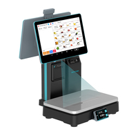 Balance à Écran Tactile 30 kg, Échelle d'Impression d'Étiquettes Ai Basée sur PC pour Point de Vente, Balance Libre-Service pour Supermarché
