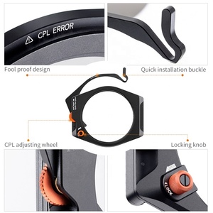 K & F Concept Bộ Giữ Bộ Lọc Ống Kính 100Mm CPL + ND8 + ND64 + ND1000 Bộ Lọc 67Mm 72Mm 77Mm 82Mm Vòng Tiếp Hợp - Product Image 4