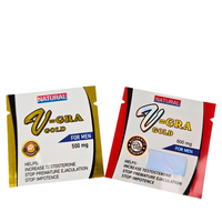 Sachets d'emballage personnalisés thermoscellables pour comprimés, capsules et pilules, sachets échantillons, sacs scellés trois côtés, mini-sachets en aluminium Mylar