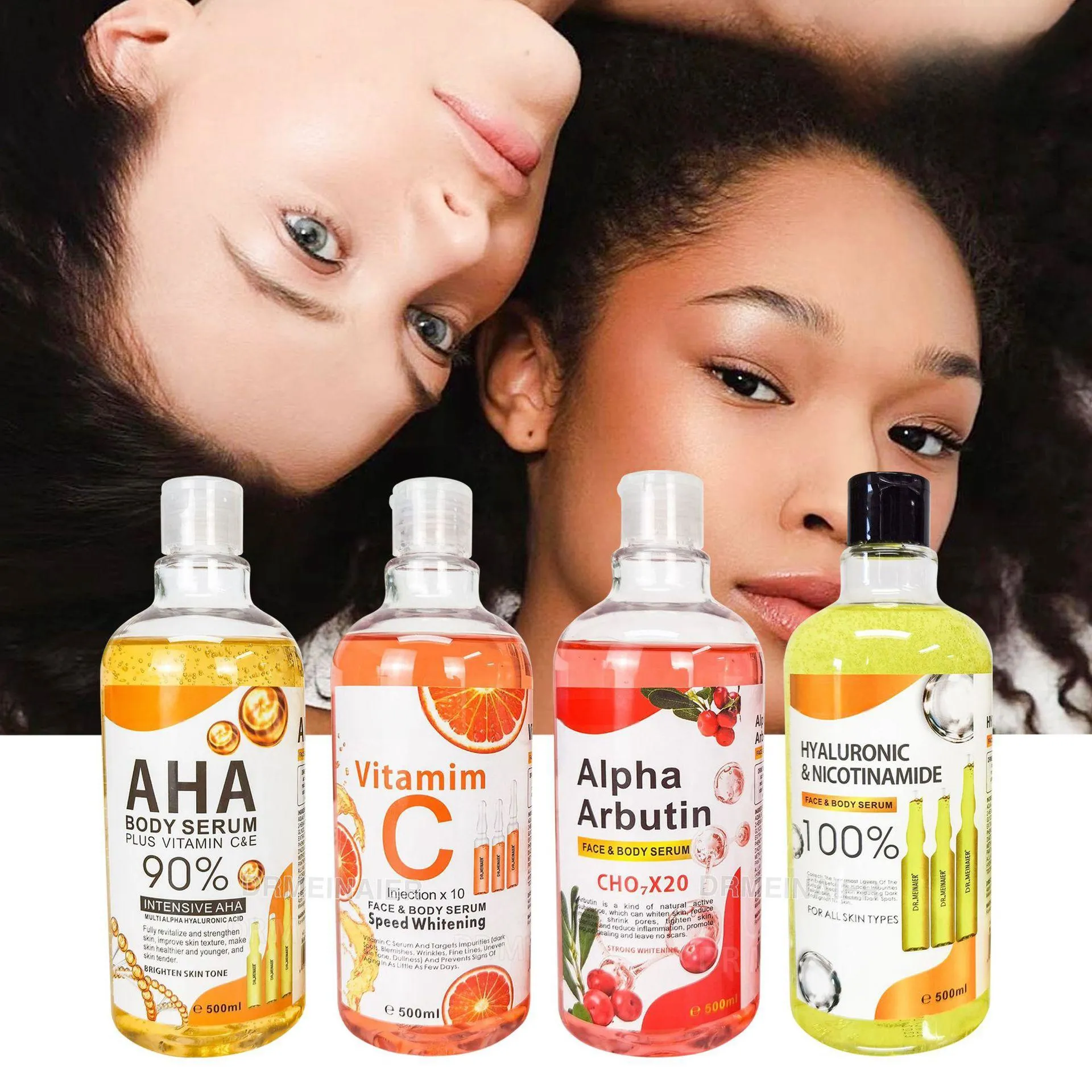 AHA Serum Gentle, Firming, Moisturizing, Repairing Skin, Facial Moisturizing Serum Original Liquid