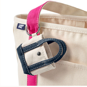 Bolso mini tote de lona con bloques de color, bolso para auriculares, bolso para pintalabios - Product Image 4