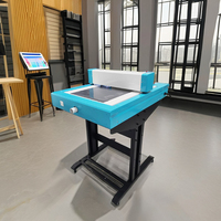 Bascocut 5070, Máquina Plotter de Corte y Hendido Digital de Doble Cabezal con Pantalla Táctil DTF para Papel y Cristal