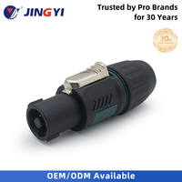 Connecteur audio pour haut-parleur, mâle-mâle, sans soudure, câble pour équipement sonore, boîtier en nylon, indice de protection IP65, OEM/ODM