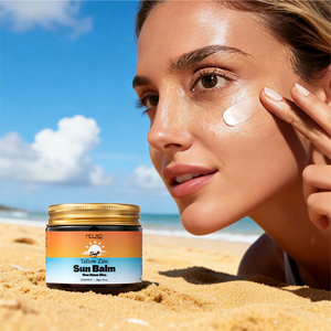 Crème solaire minérale OEM naturelle à marque privée, hydratante, au suif de bœuf nourri à l'herbe, SPF50, sans nano-oxyde de zinc - Product Image 1
