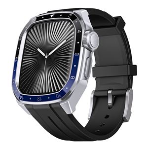 Kit di modifica cassa per orologio in metallo protettivo con banda integrata e marcature per orologio <span class=keywords><strong>apple</strong></span> <span class=keywords><strong>Watch</strong></span> S10 46mm - Product Image 3