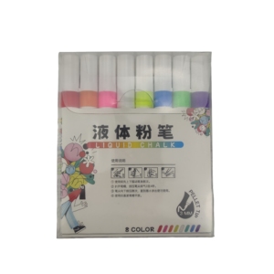 Marqueur liquide à craie néon effaçable, couleurs vibrantes et résistantes à la décoloration, stylo à craie liquide pour tableau noir, verre, fenêtre, tableau - Product Image 3