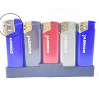 Briquet à gaz portable en plastique avec impression graphique de fruits OEM/ODM pour fumer des cigarettes