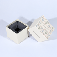 Boîte en carton rigide personnalisée avec couvercle et base, doublure souple pour boîte à thé, pot en céramique, emballage cadeau artisanal, logo personnalisé