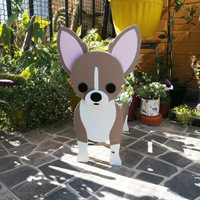 Pot de fleurs suspendu pour chien de compagnie et jardinière au sol pour décorations de jardin et de centre commercial à la maison