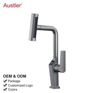 trou tasse rondelle mat noir en acier inoxydable retirer pulvérisateur évier robinet de <span class=keywords><strong>cuisine</strong></span> avec verre rinceur - Product Image 2