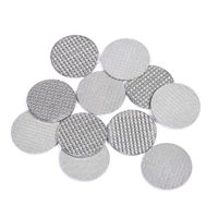 Saringan Kopi Puck Screen Ukuran Kustom yang Dapat Digunakan Kembali, Bahan Stainless Steel 316L Sintered Mesh, Disc Filter Espresso untuk Mesin Pompa Portafilter