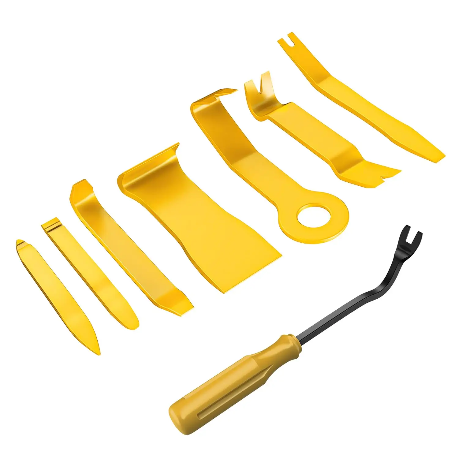 자동차 용 도매 노란색 다기능 클립 제거 도구