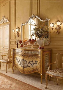 <span class=keywords><strong>Buffet</strong></span> de luxe <span class=keywords><strong>baroque</strong></span> doré avec miroir - Product Image 2