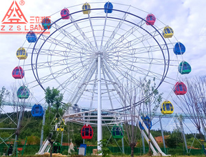 Grande Roue Électrique Géante pour Parc d'Attractions Extérieur en Chine, Équipement de Fête Foraine Attrayant, Construction en Acier Métallique Certifiée CE - Product Image 3