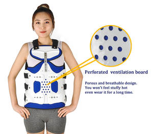 อุปกรณ์พยุงศีรษะ คอ และอก คุณภาพสูง ปรับได้ สำหรับกายภาพบำบัด ดีไซน์ระบายอากาศ ได้รับการรับรองมาตรฐาน CE - Product Image 5