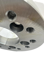 Pièces usinées CNC en acier inoxydable par électroérosion à fil, avec perçage et brochage, modèle T006A24, plaque de montage
