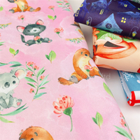 Tissu PUL tricoté imprimé numérique pour couches lavables, imperméable, écologique, bricolage, couches pour bébés, sacs humides, matériau respirant