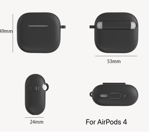 Per Airpods 4 Case in Silicone copertura totale guscio protettivo antiurto per <span class=keywords><strong>Apple</strong></span> auricolari senza fili per Airpods 4 custodia in Silicone - Product Image 2