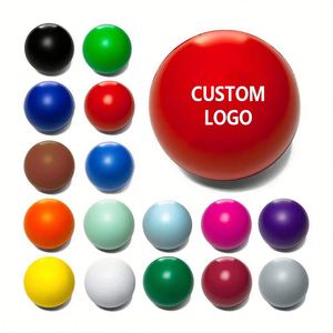 China Durable Promotional Gifts Release Pressure Toy Custom Logo Color Printing Round PU Foam Anti <b>Squeeze</b> Toys Stress <b>Ball</b> - Product Image 1