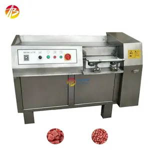 Fast frozen meat cube cutting machine frozen chick beef dicer meat cube cutting machine