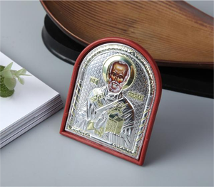 Iconos Ortodoxos, Recuerdo Religioso, Relieve de Aleación de Aluminio, Decoración Religiosa Personalizada, Jesús, Santa María - Product Image 2