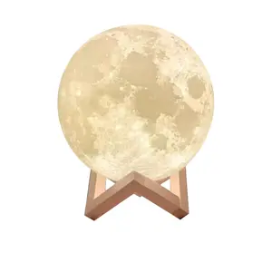 Modèle en forme de lune 2022, nouveau cadeau de noël coloré pour les clients d'affaires, avec télécommande et tactile, 16 couleurs