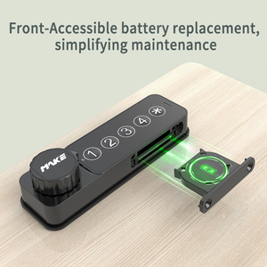 MK-E750 Mini phía trước pin thay đổi kỹ thuật số 4 chữ số bàn phím điện tử khóa cho nhỏ gọn Laminate Tủ HPL phòng tập thể dục Locker khóa - Product Image 2