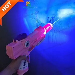 어린이 자동 우주 촬영 물총 장난감 만화 전기 워터 블래스터 총 장난감 여름 야외 게임 분출 총 장난감
