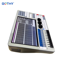 Console d'éclairage mobile Gothylight Mini Quartz avec moteur fader, contrôleur DMX 512, métal et plastique, charge maximale 20A