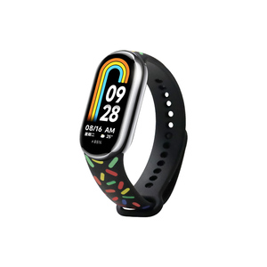 BEEFLYPOWER Nouveau Bracelet Sport en Silicone Liquide Effet Goutte de Pluie Arc-en-ciel pour Xiaomi <span class=keywords><strong>Mi</strong></span> Band 8 7 6 5 4 3 Accessoires - Product Image 6