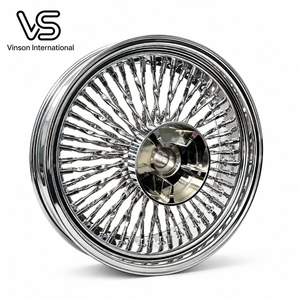 Roue à rayons chromée de 21 pouces pour moto, spécifications personnalisées, vente en gros - Product Image 2