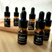 Flacons compte-gouttes en verre pour huiles essentielles 5 ml avec pipette, parfum naturel longue durée, design élégant et portable, forme personnalisable