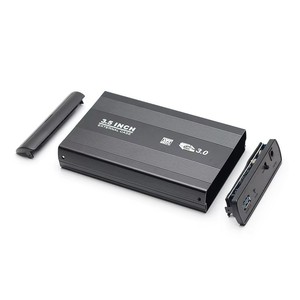 Boîtier de disque dur SATA en aluminium USB 3.0 de 3,5 pouces de marque OEM avec adaptateur d'alimentation 12V1A pour une utilisation sur ordinateur de bureau <span class=keywords><strong>à</strong></span> la maison ou au bureau - Product Image 2