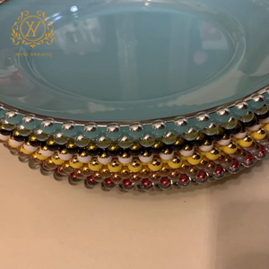 Assiette à pâtisserie et à fruits de style européen Assiette de présentation en plastique transparent Plateau à dessert décoratif en forme de perle classique <span class=keywords><strong>Vaisselle</strong></span> de mariage - Product Image 6
