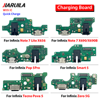 Câble flexible pour Port de charge de téléphone portable pour Infinix Hot 9 10 11 Play pour Itel P37 POP 5 Pro Note 7 8 pour Tecno Pova 5 Neo zero