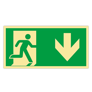 Panneau de sortie de secours <span class=keywords><strong>auto</strong></span>-lumineux en aluminium personnalisé, durable et étanche pour bâtiments scolaires, communautés et routes - Product Image 1