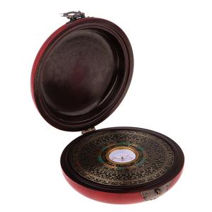 Vintage 5 pollici Feng Shui Luo Pan antica bussola geomantica con cassa in legno per cristalli di Feng Shui - Product Image 2