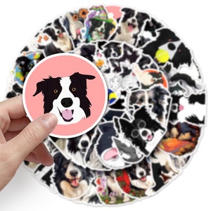 50PCS Lovely Pet <span class=keywords><strong>Shetland</strong></span> Dog Border Collie Cartoon <span class=keywords><strong>Sheepdog</strong></span> Stickers - Product Image 4