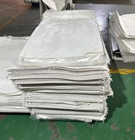 China leverancier zakken 25kg 50kg 100kg witte pp zakken geweven polypropyleen zakken voor maïs graan meel ijs