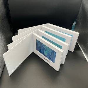 <span class=keywords><strong>Carte</strong></span> de vœux musicale vidéo 7 pouces avec lecture vidéo HD en option, grande mémoire 256 Mo, déclencheur magnétique, lecture en boucle, pour entreprise - Product Image 1